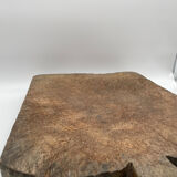Old wooden cutting log board