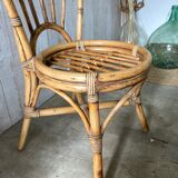 Pair of rattan chairs