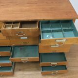 Craft furniture, drawer counter, oak