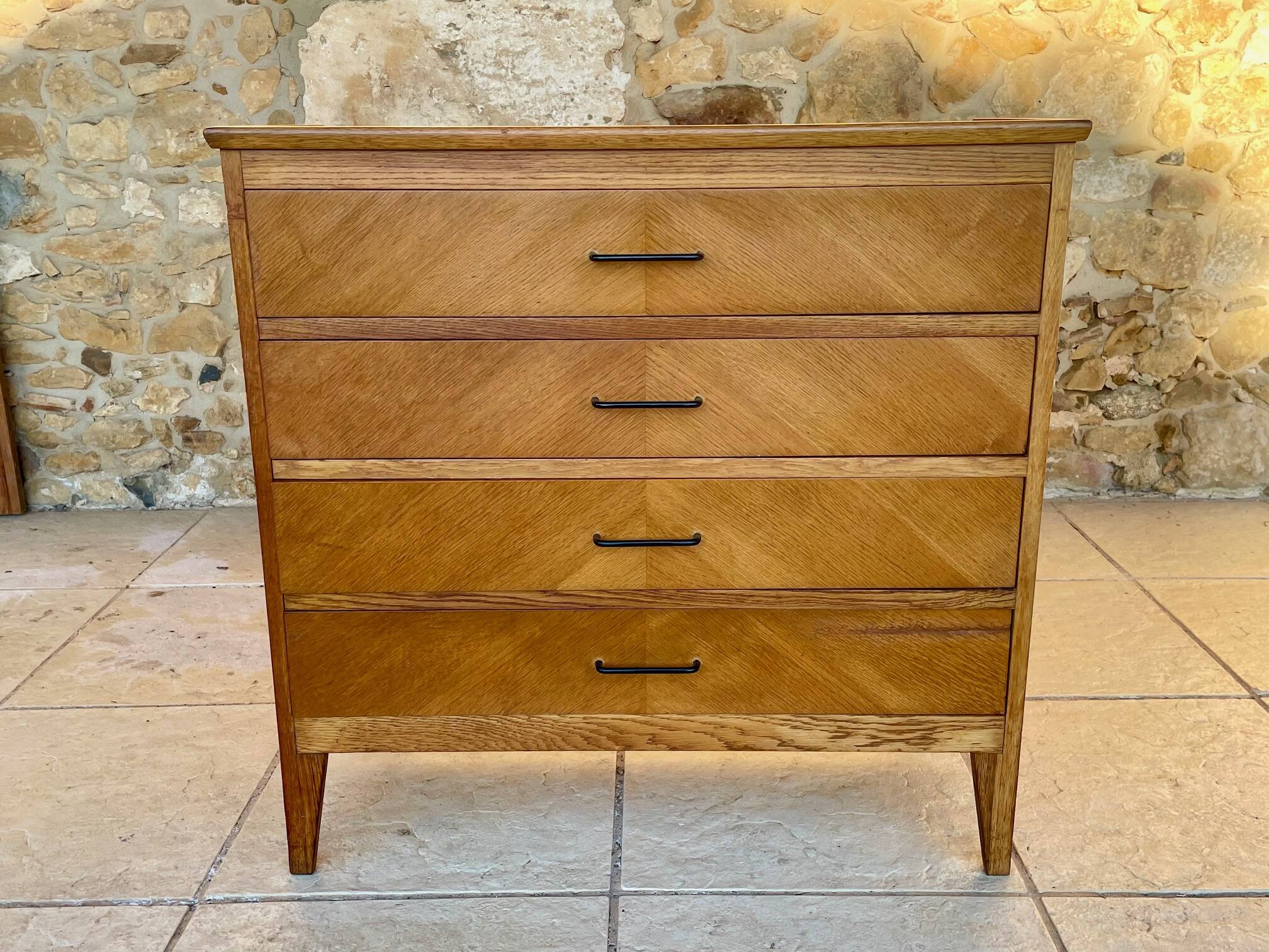 Vintage 4-drawer chest of drawers by CTC, 1960s