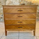 Vintage 4-drawer chest of drawers by CTC, 1960s