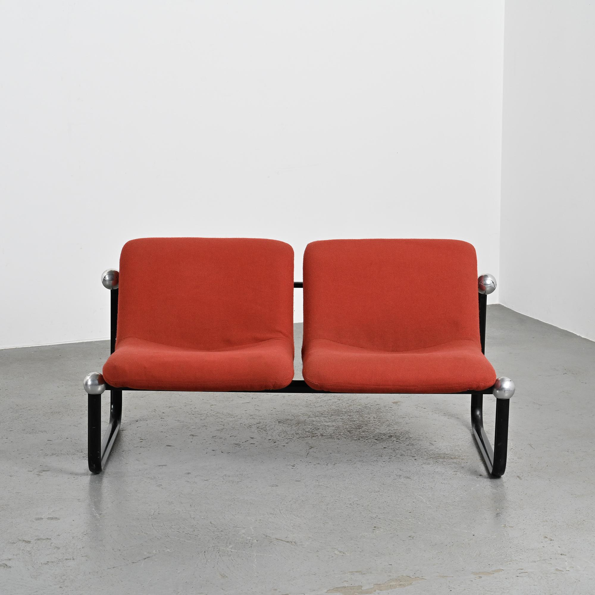 Banquette deux places par Marc Held pour Airborne, France, vers 1970