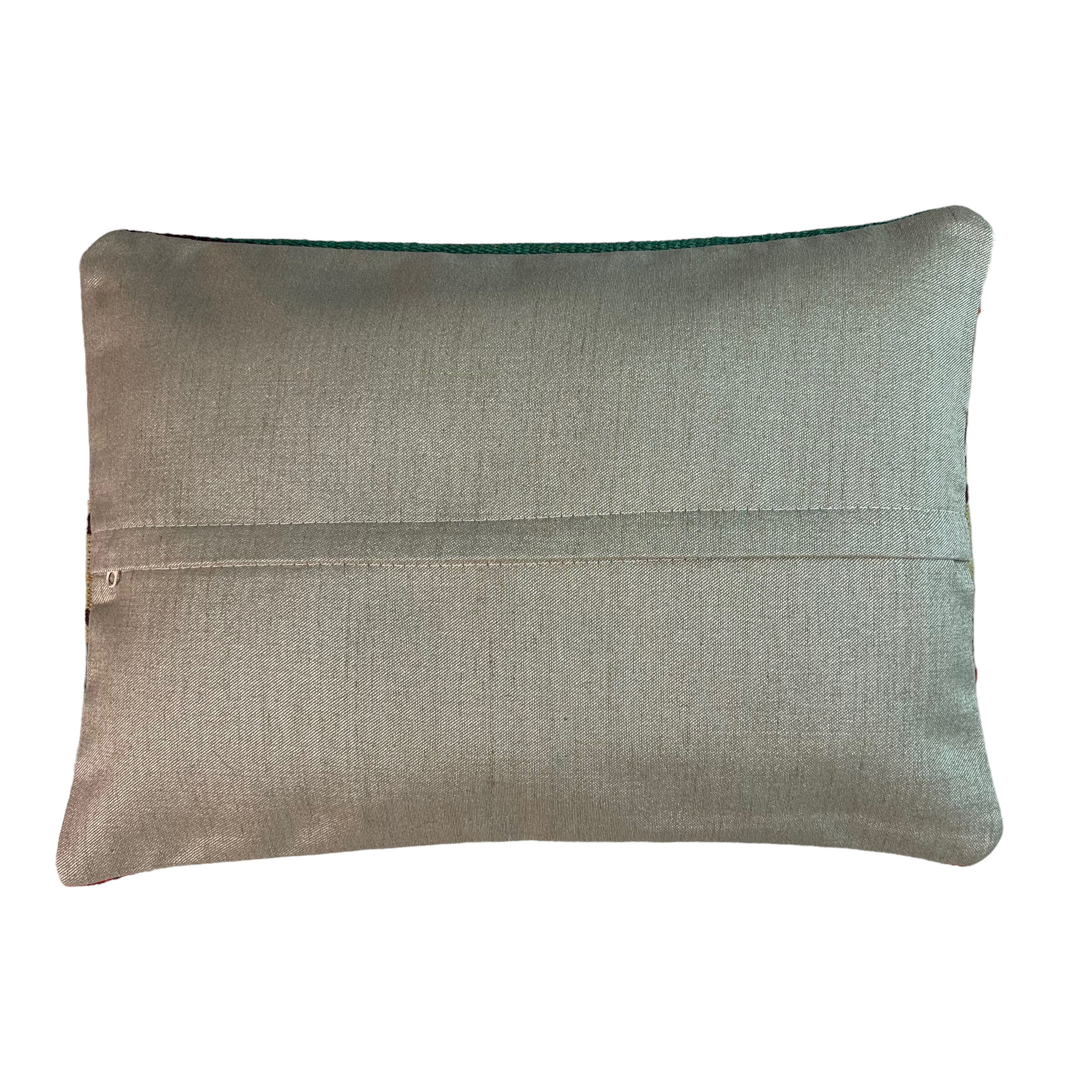 Vintage turkish kilim cushion cover, 30 x 50 cm