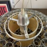 Suspension light aluminium style Foscarini vintage space age vintage 1980