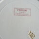 Lot of 4 flat plates, Sarreguemines, model "Palermo"