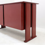 Leather buffet by De Couro from Brazil - 1980s