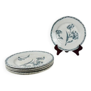 Lot de 6 assiettes à