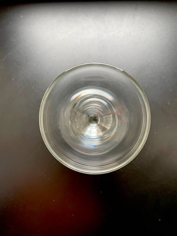 6 antique liqueur glasses