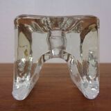 Finnish Ice Glass Candlesticks by Timo Sarpaneva for Juhava, 1970s, Set of 4