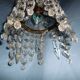 Petit lustre  "Rivière de diamants" en cristal blanc