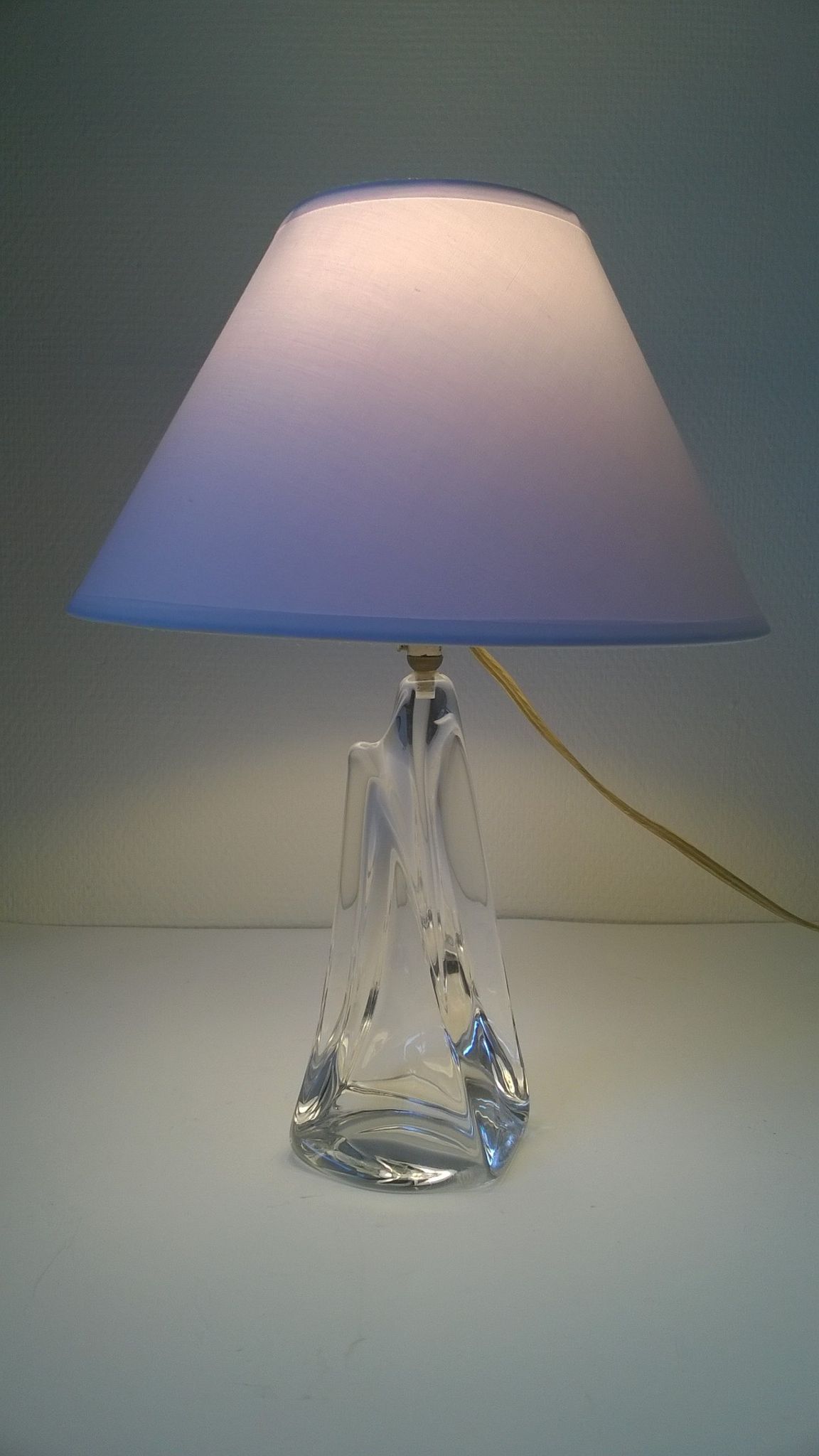 Daum crystal lamp France