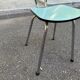 Vintage pastel blue/sea green Formica chair — Retro 50s/60s