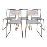 Série de 5 chaises Melker scoubidou vintage Ikéa 1990's
