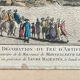 French engraving XVIII coloured – Paris 1782