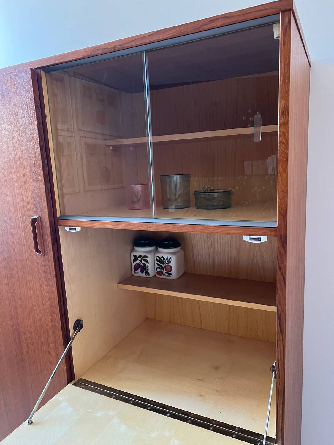 Secretary cabinet from the 60s vintage Scandinavian style