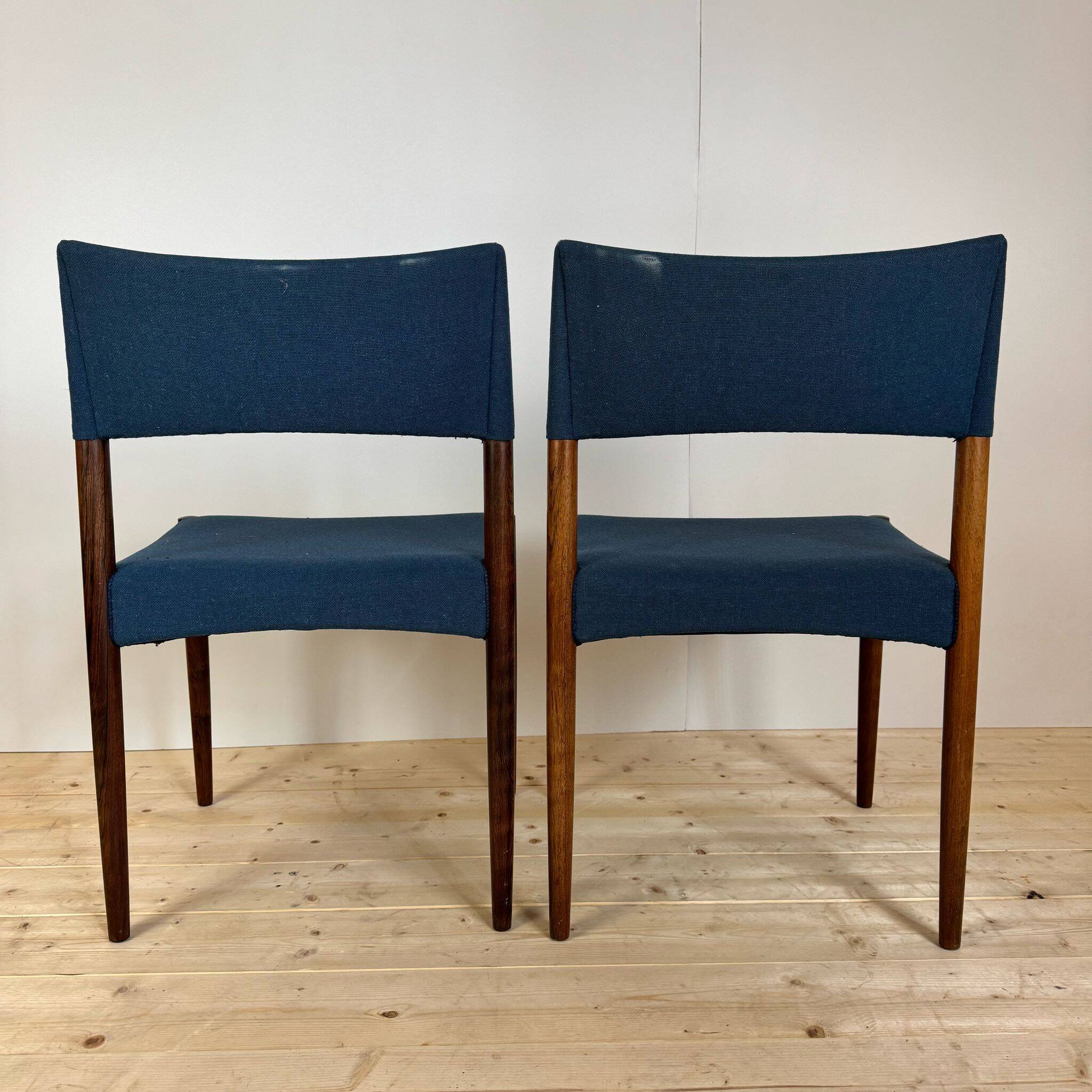 Set of six vintage chairs, Willy Schou Andersen, Denmark 1960s