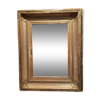Miroir en bois doré 59x76cm