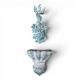 Glazed ceramic fountain from the 1970s.
