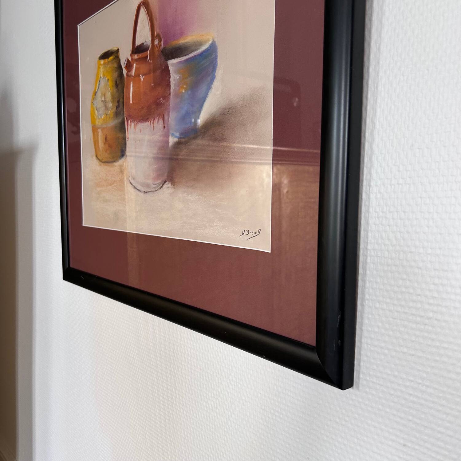 Still life painting pottery