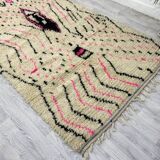 Handmade moroccan berber carpet 254 x 142 cm