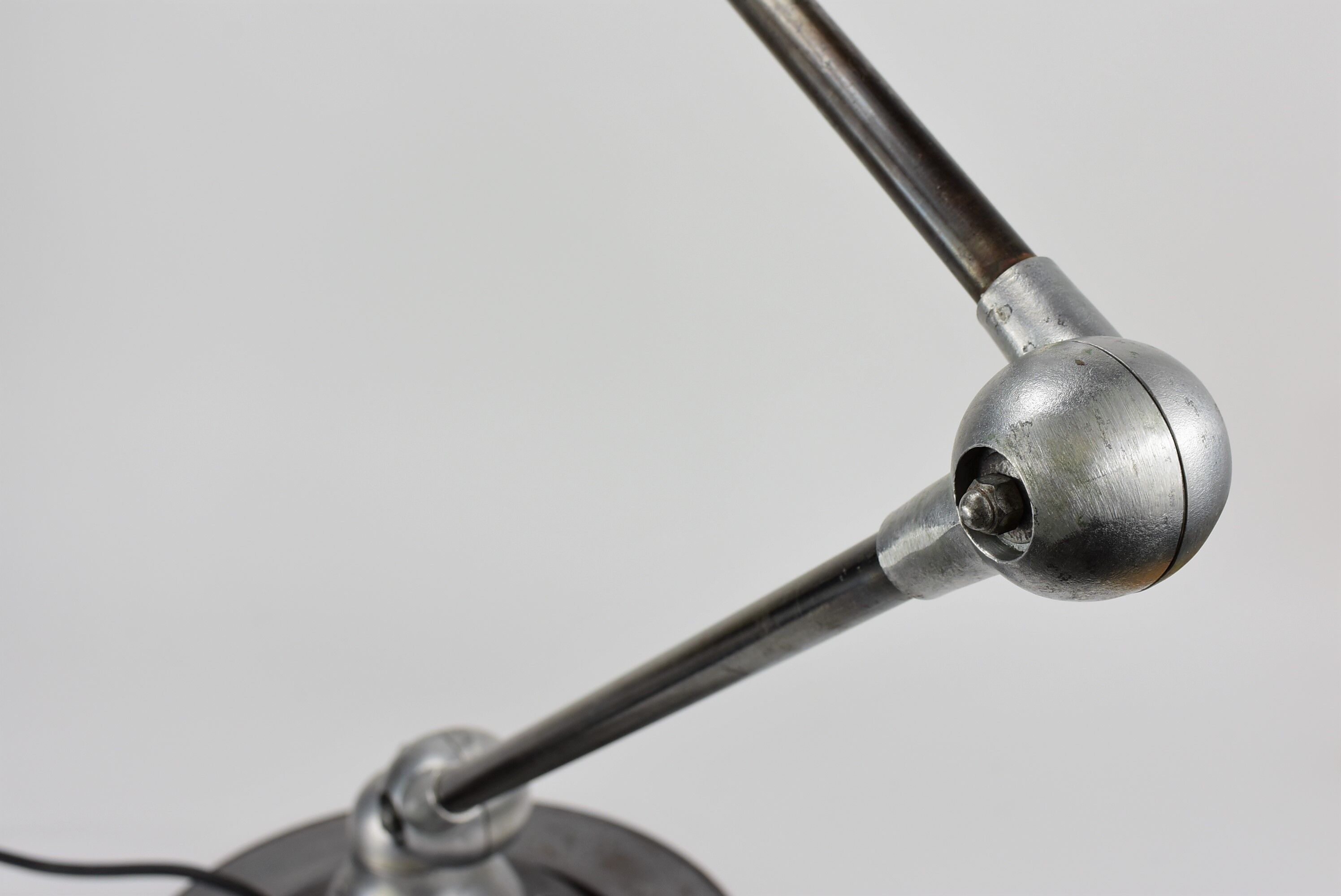 Jielde industrial lamp, on its support.