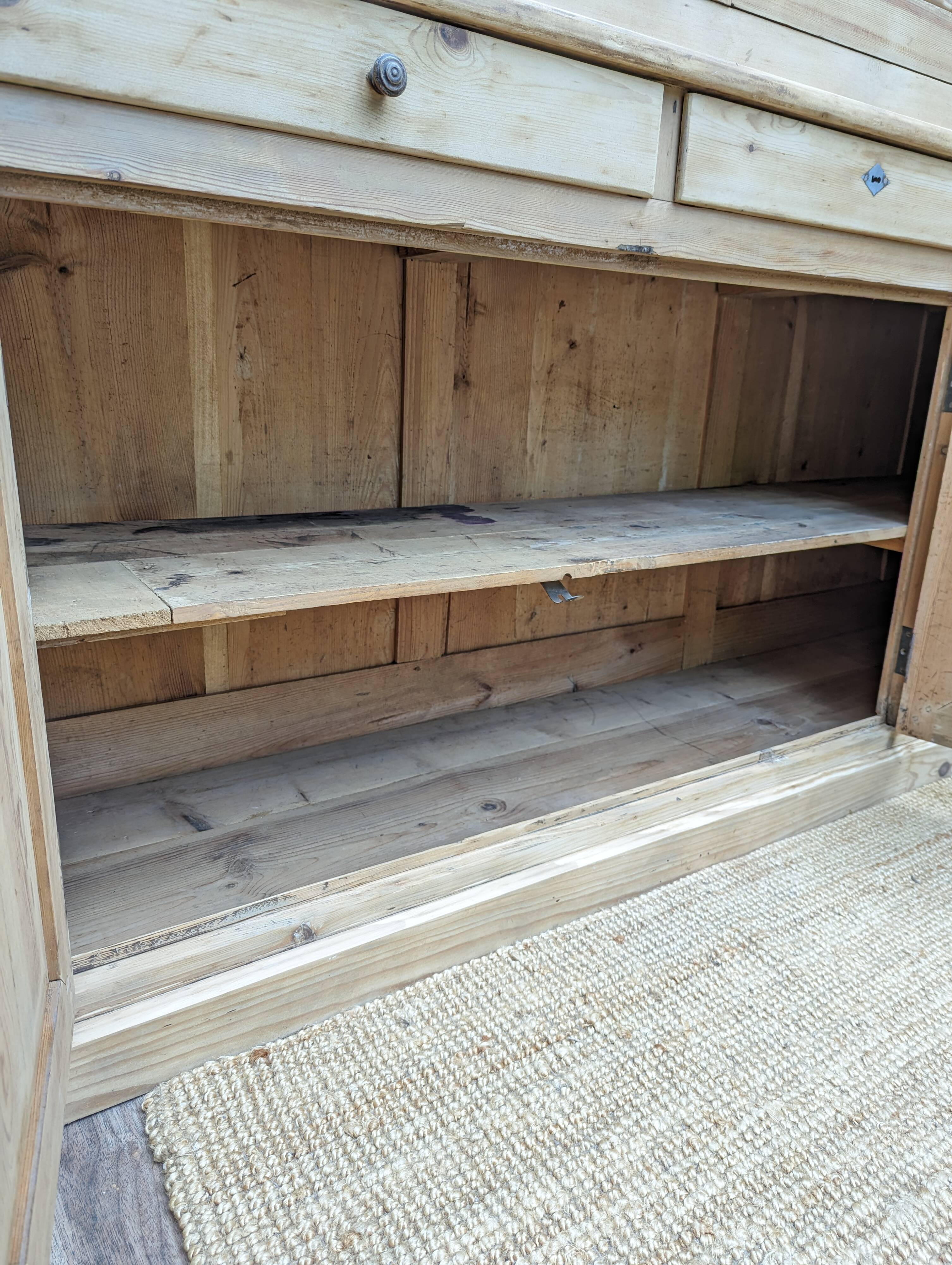 Old glazed furniture