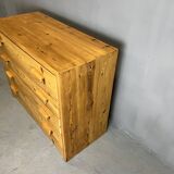 Pine chest of drawers 4 drawers, 80s