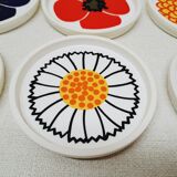 Set of 6 coasters 60s