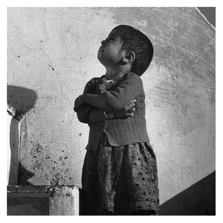 Photograph two children India Rajasthan around 1960