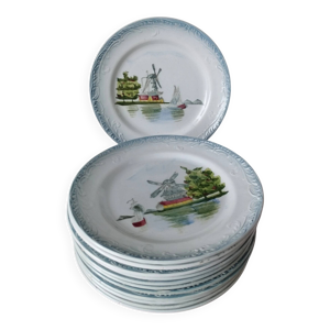 12 assiettes à dessert