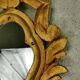Paire de miroir bois doré.