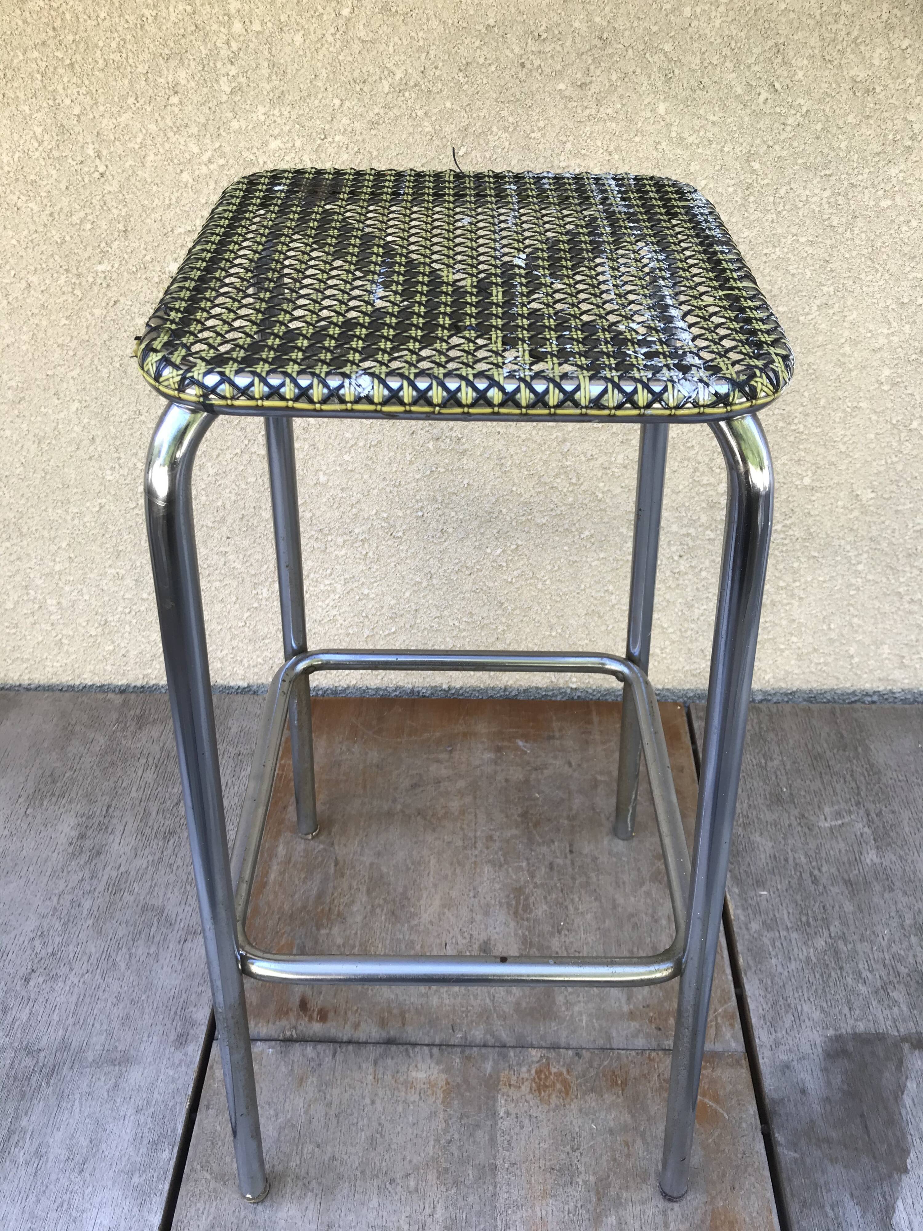 Ancient metal stool