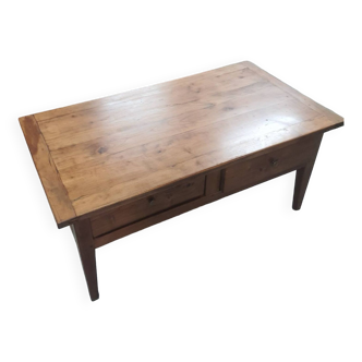 Cherry wood coffee table