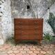 Vintage commode with tapered legs