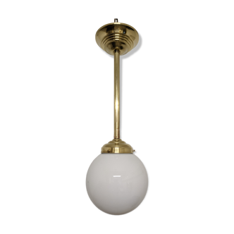 Art Deco hanging n in opaline