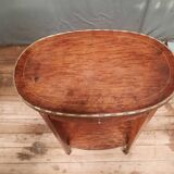 Oval side table