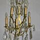 Large Bronze Wall Light with Pendants