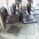 Set of 6 ergonomic chairs circa 1960