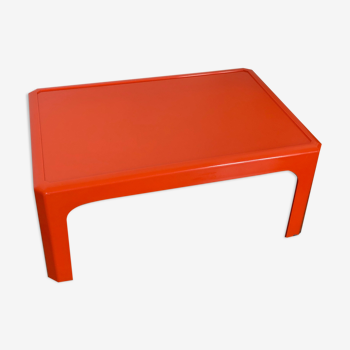 Orange coffee table 60's - 70's Gilac