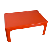 Orange coffee table 60's - 70's Gilac