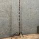 Vintage floor lamp foot in iron, glass and gilded brass circa 1950