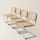 4 original Breuer chairs — made in Italy, 1993.