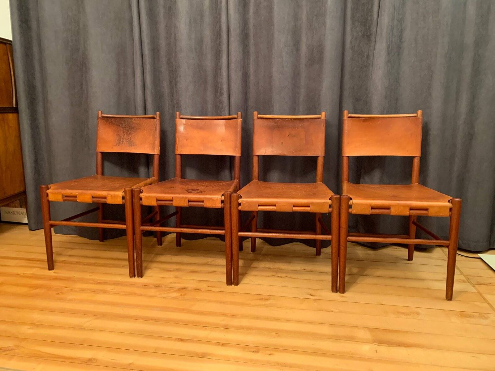 Chaises danoises, années 1960, ensemble de 4