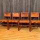 Chaises danoises, années 1960, ensemble de 4
