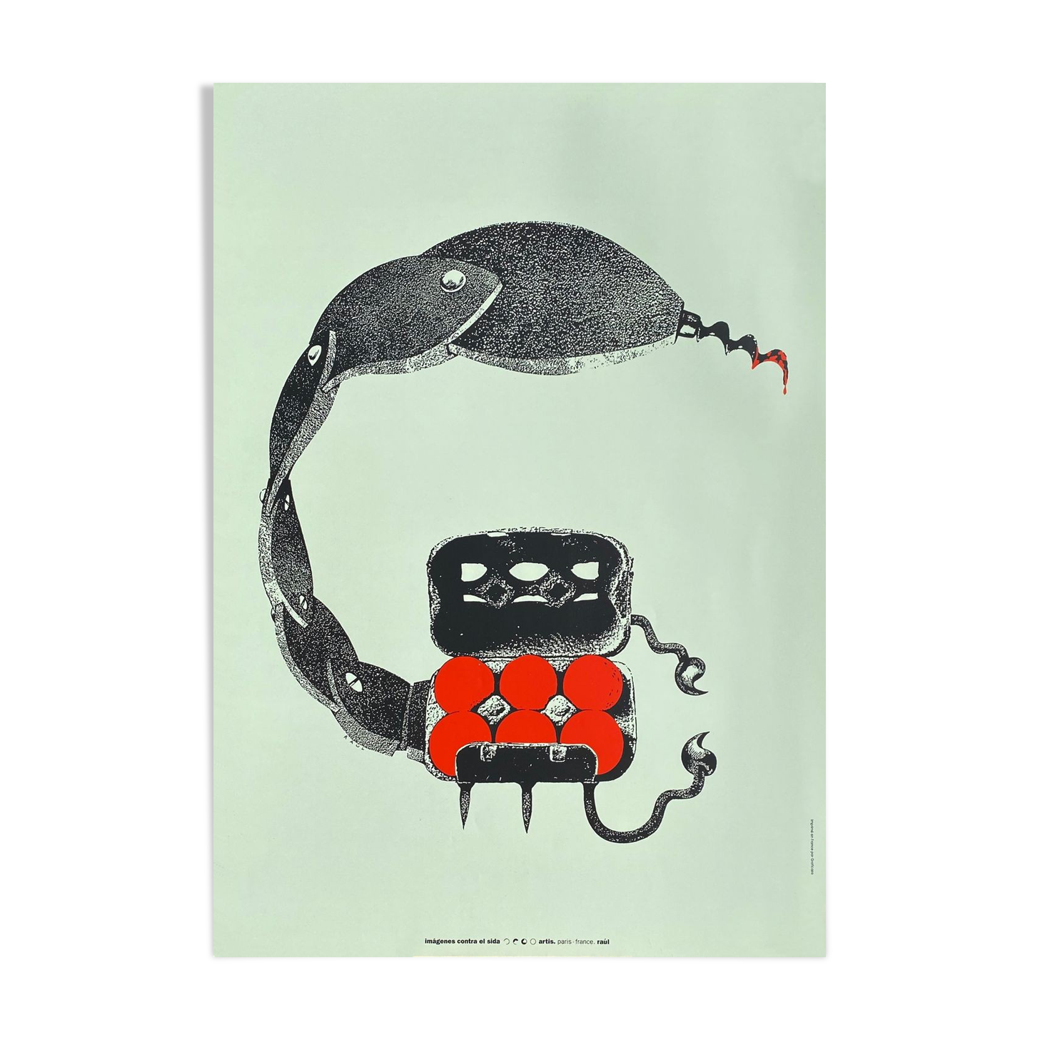 Poster 1995 Images against Aids