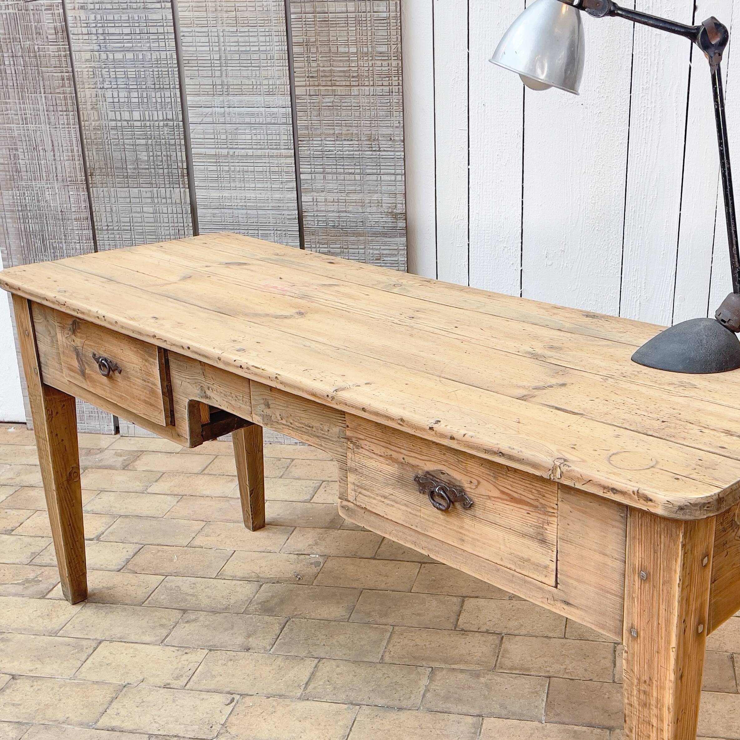 Wooden desk early XXth