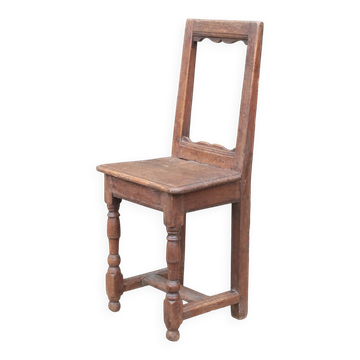 French provincial oak chair, Lorraine – late 17th/early 18th c. (no. 1)