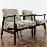 Vintage Armchairs by Juliusz Kędziorek, Poland, 1960s, Set of 2