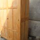 Parisian wardrobe in raw wood