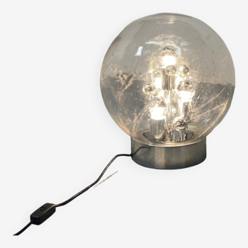 Vintage space age sputnik globe table floor lamp from doria leuchten, 1970s